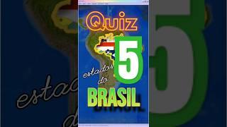 quiz 5 estados do brasil