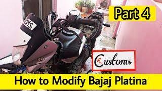 Bajaj Platina Modifications Series Part 4 Full HD|| rcustoms