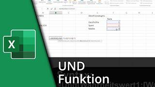 Excel Und Funktion | =UND()  Tutorial