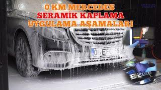 Sıfır Km Mercedes E200d’ye Seramik Kaplama Yaptık!