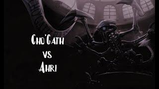 RANK 1 CHO'GATH WORLD VS AHRI | INSANE PERFORMANCE | Sakuritou