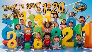 Number song  ️ 1-20 for children | Counting numbers | The Singing Walrus