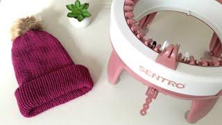 Me Teji un GORRO BASICO en 15 Minutos / Sentro #tutorial  #knittingmachine