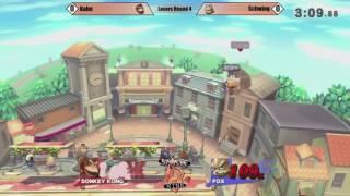 The Smash Mine #7 - Smash 4 Singles LR4: Kalm (Donkey Kong) v. Schwing (Fox)