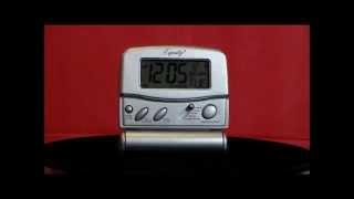 Equity 31302 Digital Travel Alarm Clock with One to 60 Minute Snooze and Ascending Alarm