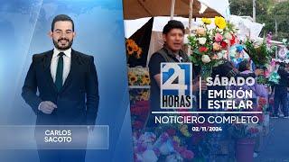 Noticiero de Ecuador (Emisión Estelar 02/11/24)