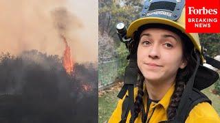 'This Is Different': Firefighter From Washington State Speaks To Reporter About LA Wildfires