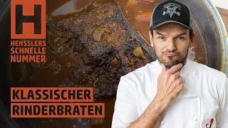 Schnelles Klassischer Rinderbraten Rezept von Steffen Henssler