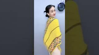 Tie tips Tie a Silk scarf 窍小门，丝巾系法 #fashion #beauty #silkscarf #scarf #youtube