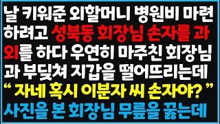 (신청사연) 날 키워준 외할머니 병원비 마련하려고 성북동 회장님 손자를 과외를 하다 우연히 마주친 회장님과 부딪쳐 지갑을 떨어뜨리는데.. [신청사연][사이다썰][사연라디오]