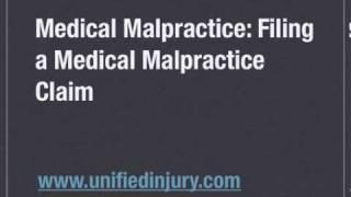 Medical Malpractice Lawyers: Filing a Medical Malpractice Claim