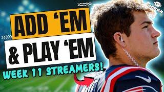 Week 11 Must Start Streams of the Week! | 2024 Fantasy Football