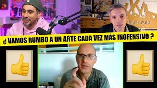 ARE WE HEADING TOWARDS AN INCREASINGLY HARMLESS ART? // DEBATE WITH RAFAEL L. BORREGO, MART YULS,...