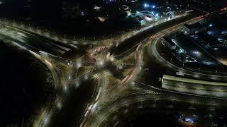 Time lapse of Tema Interchange Ghana 