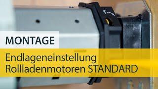 Anlernen: Endlageneinstellung Rollladenmotor STANDARD von Schellenberg