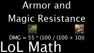 LoL Math - Armor and Magic Resistance