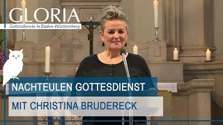 Nachteulen-Gloria mit der Theologin & Poetin Christina Brudereck aus der Friedenskirche Ludwigsburg