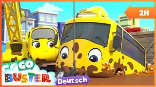 Buster Baustelle – Im Matsch steckengeblieben | Go Buster Deutsch | Cartoons für Kinder