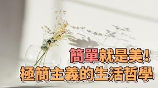 極簡主義的減法思考與生活技巧 | 簡單就是美 | 簡單生活 #簡單生活  #極簡主義  #極簡生活