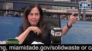 Miami-Dade’s Recycling Manager, Jeanmarie Massa talks with Michael Miller