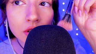 ASMR Mic Brushing | Stipple, Face Brushing, Personal Attention, Up Close 