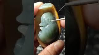 Gemstone carving skills #preciousstone