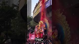 राजा+पुष्पवृष्टी#lalbaughcharaja #lalbaugcharaja #trending #chaturthi #youtubeshorts #visarjan #yt