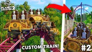 Planet Coaster 2 FIRST Custom Coaster TRAINS!! - Ride to Happiness Recreation