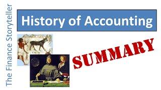 History of accounting