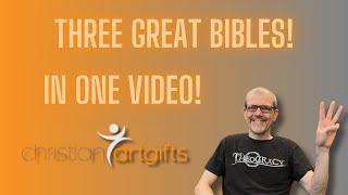 Three Great Bibles - One Video - Christian Art Gifts