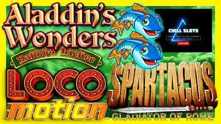 BIG ARCADE SLOT SESSION with Chill Slots - SPARTAN WALL, Aladdin’s Wonders, Fishing Frenzy & more