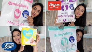 Emma's Diary Packs 2021 UK l What's Inside? l Boots or Argos l Free Baby Stuff l First Time Mum UK