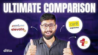 Aditya Birla Activ One Max vs ICICI Lombard Elevate vs Care Supreme | Best Health Plan 2024 Review |