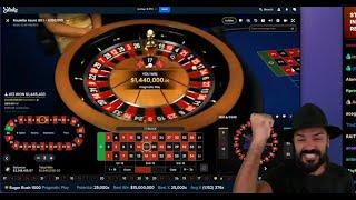 Hitting Millions On Live Roulette With Roshtein! Online Gambling