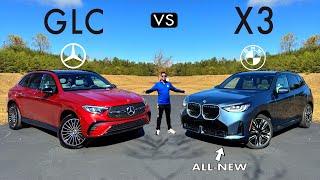 GERMAN LUX BATTLE! -- NEW 2025 BMW X3 vs. 2025 Mercedes GLC: Comparison