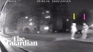 CCTV footage shows the moment Wayne Couzens stops Sarah Everard