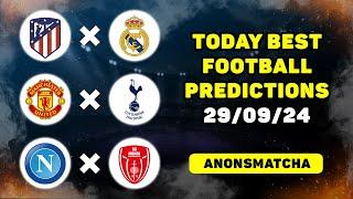 Football predictions and betting tips for today! Atletico Madrid - Real Madrid, Napoli - Monza