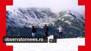 Reacţia unui turist polonez după ce a văzut zăpada de pe Transalpina