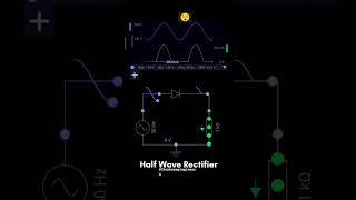 Half wave rectifier circuit #innovation #viral #youtubeshorts #smart #machine #circuit #pcb #shorts