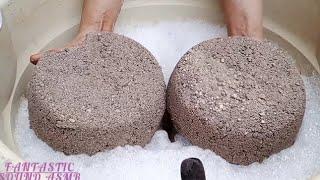 Extra Crunchy Dusty handmade gritty texture Crumble dry on floor and bubble  water  paste Play