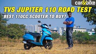 TVS Jupiter 110 Review: All-New And Better | Road Test | Mileage | carandbike