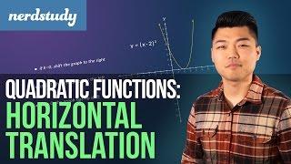 Horizontal Translation of Quadratic Functions - Nerdstudy