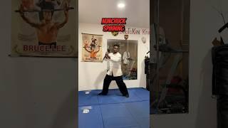 Nunchuck Spinning #shorts #nunchucks #nunchaku #nunchakufreestyle #karate #skills #martialarts