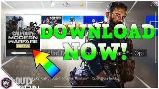 HOW TO DOWNLOAD THE MW BETA! INSTALL THE MODERN WARFARE BETA NOW!