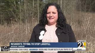 Residents trying to stop landfill