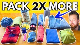 17 Space-Saving Travel Packing Hacks (Fold Clothes 50% Smaller!)