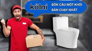 Đánh giá xả thử Bồn cầu một khối Kolni A306 Nhà 5D [4k]