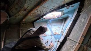 DIY project and anchor hatch removal. The restoration of SY Carla part 13.