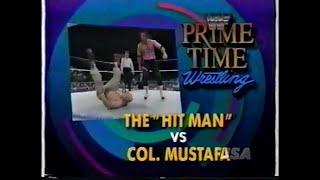 Bret Hart vs Col Mustafa   Prime Time Jan 27th, 1992