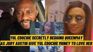 Yul Edochie secretly begging Queenmay Edochie as judy austin b3g yul Edochie with money